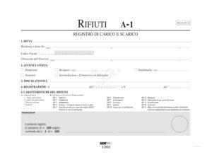 Registro di carico/scarico rifiuti: di cosa si tratta e come si